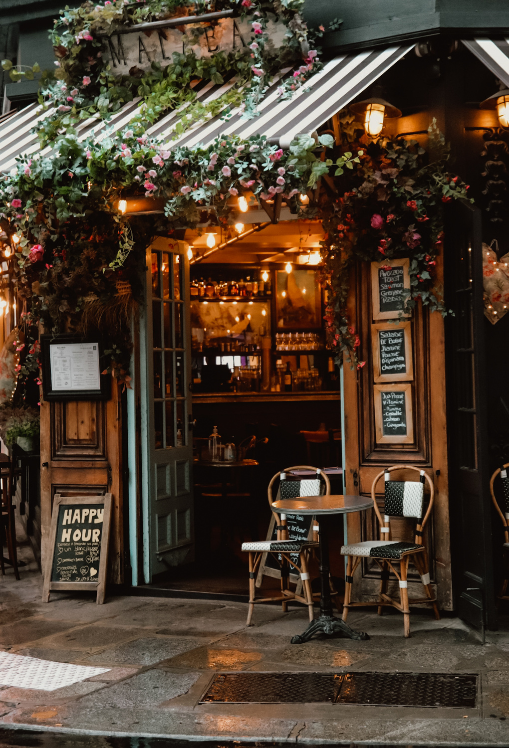 Entrance to the Restaurant